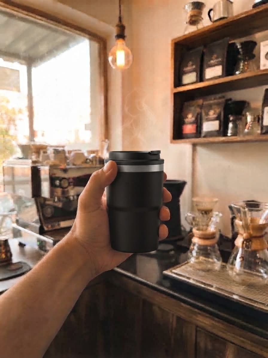 Small Black Coffee Mug