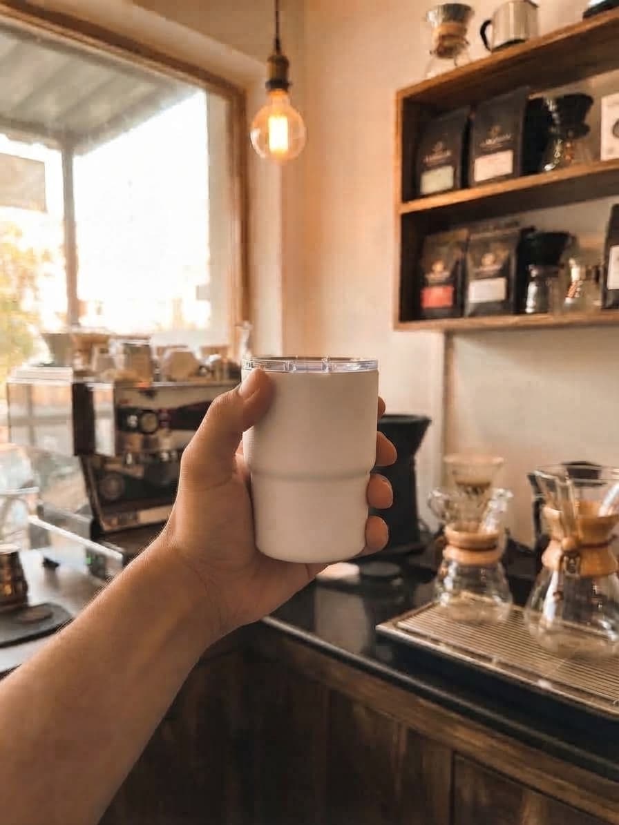 Small White Coffee Mug